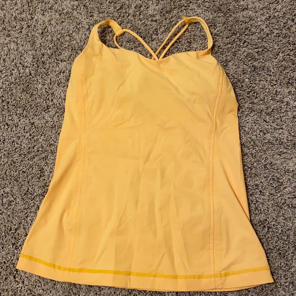 Lulu lemon tank top with built in bra